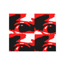 All Eyes On Me Stretched Canvas Prints