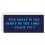 All Glory to Him Above Bookmark Personalized Rack Card