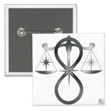 All Gods Universal Power Monochrome Symbol Pins