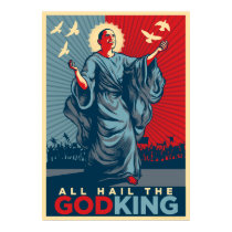 All Hail The God-King Poster posters