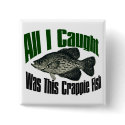 All I caught was this crappie fish button