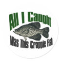 All I caught was this crappie fish sticker