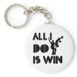 All I Do Is Win At Rollerblade Key Chain
