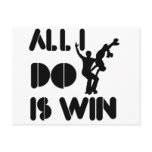 All I Do Is Win At Rollerblade Post Cards