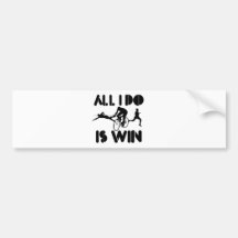 All I Do Is Win At Triathlon Bumper Stickers