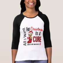 All I Want For Christmas AIDS T-shirts