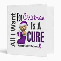 All I Want For Christmas Alzheimer's Disease Binders