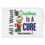 All I Want For Christmas Autism Card