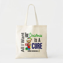 All I Want For Christmas Autism Tote Bag