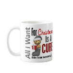 All I Want For Christmas Brain Tumour Mug