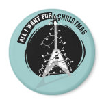 All I Want For Christmas Electric Guitar Magnet