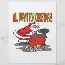 All I Want For Christmas Flyer Design