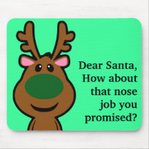 All I Want for Christmas is Plastic Surgery Mouse Pads