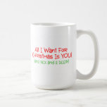 All I Want For Christmas Is You And Sex And A Beer Mugs