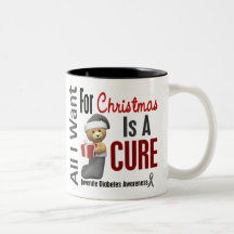 All I Want For Christmas Juvenile Diabetes Coffee Mugs