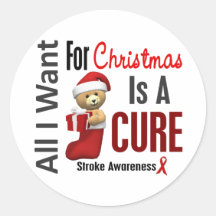 All I Want For Christmas Stroke Stickers