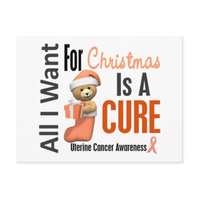 All I Want For Christmas Uterine Cancer by awarenessgifts