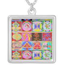 ALL IN ONE : Karuna and  Reiki Healing Symbols Personalized Necklace