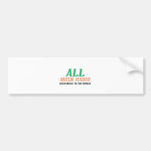 All Irish Radio Bumper Sticker
