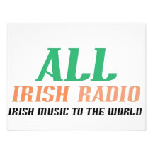 All Irish Radio Custom Invitations