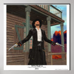 "All is Forgiven" Outlaw Gunslinger Original Art posters