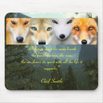 "All Life" Chief Seattle Mousepad