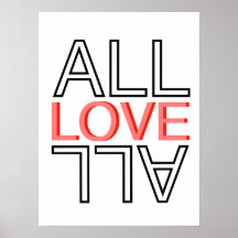 all love all postert