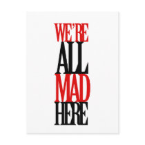 All Mad Here Post Cards