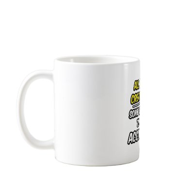 All Men Are Created Equal...Accountants Coffee Mug by accountantshirts