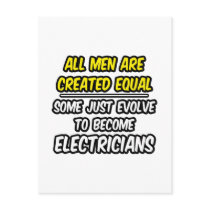 All Men Are Created Equal...Electricians