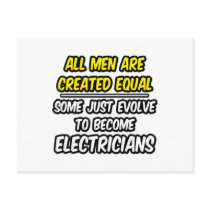 All Men Are Created Equal...Electricians