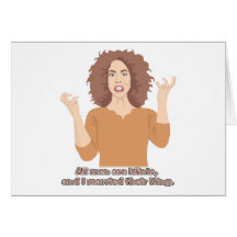 All Men Are Idiots and I Married Their King Greeting Card