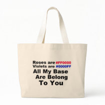 All my base are belong to you bags