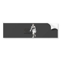 All my friends play softball bumper stickers
