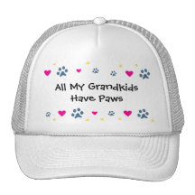 All My Grandkids-Grandchildren Have Paws Hat