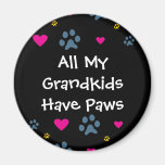 All My Grandkids-Grandchildren Have Paws Refrigerator Magnets