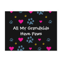 All My Grandkids-Grandchildren Have Paws