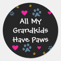 All My Grandkids-Grandchildren Have Paws Sticker