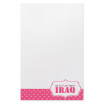 All my X's and O's are in Iraq Personalized Stationery