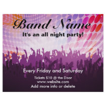 All Night PartyConcert Flyer