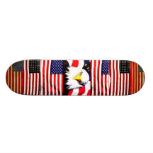 All Patriotic Skateboard
