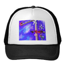 All Railroad Crossing Signal Mesh Hats