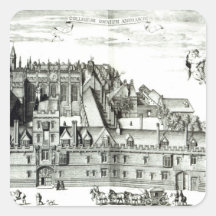 All Souls College, Oxford University, 1675 Square Sticker