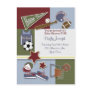 All Sports Baby Shower Template Post Cards