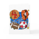 All Star 4th Birthday Tshirts and Gifts Greeting Card