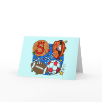 All Star 5th Birthday T-shirts and Gifts Cards