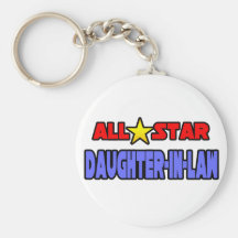 All Star Daughter-In-Law Keychains
