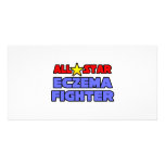 All Star Eczema Fighter Personalized Photo Card