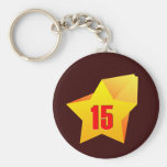 All Star Fifteen years old! Birthday Key Chain