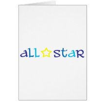 All Star Greeting Card